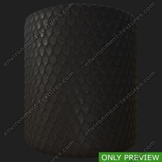 PBR Texture of Dragon Skin
